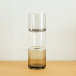 SAIKAI (Hasami) Drinking*Hasami Porcelain Glass Tumbler - Amber