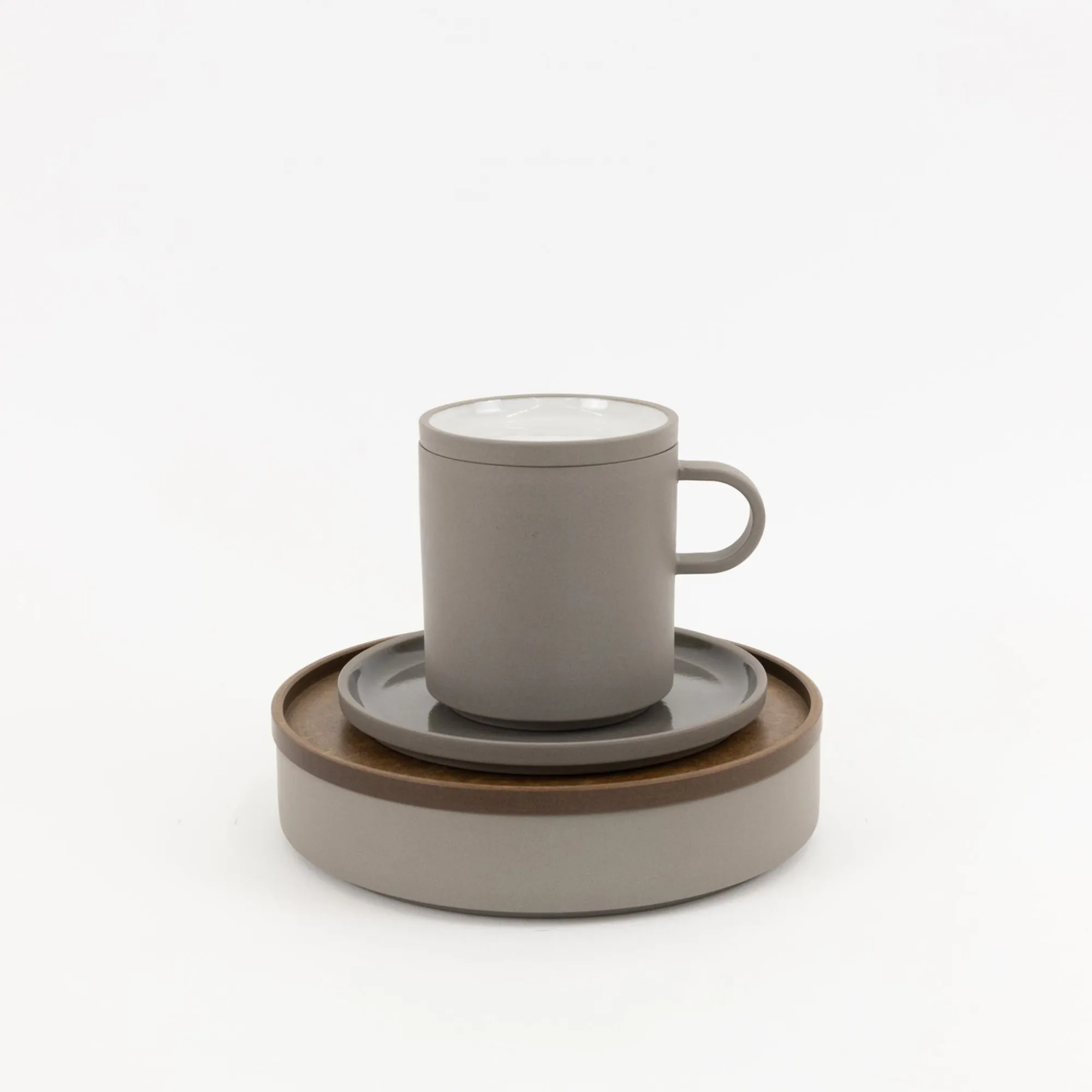 SAIKAI (Hasami) Mug*Haw120 - Mug Ash White Medium O 3.3/8"