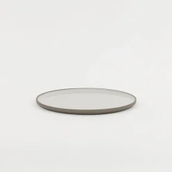 SAIKAI (Hasami) Plate / Lid*Haw105 - Plate / Lid Ash White O 10"