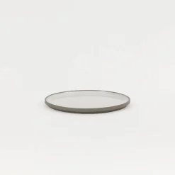 SAIKAI (Hasami) Plate / Lid*Haw104 - Plate / Lid Ash White O 8.5/8"
