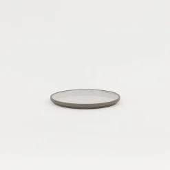 SAIKAI (Hasami) Plate / Lid*Haw103 - Plate / Lid Ash White O 7.3/8"