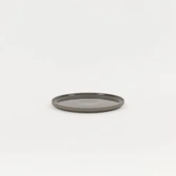 SAIKAI (Hasami) Plate / Lid*Hdg103 - Plate / Lid Dark Gray O 7.3/8"