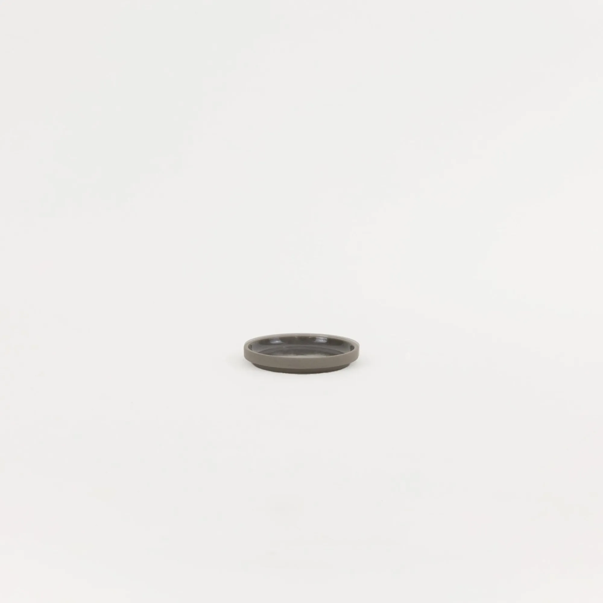 SAIKAI (Hasami) Plate / Lid*Hdg101 - Plate / Lid Dark Gray O 3.3/8"