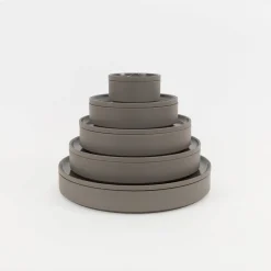 SAIKAI (Hasami) Plate / Lid*Hdg104 - Plate / Lid Dark Gray O 8.5/8