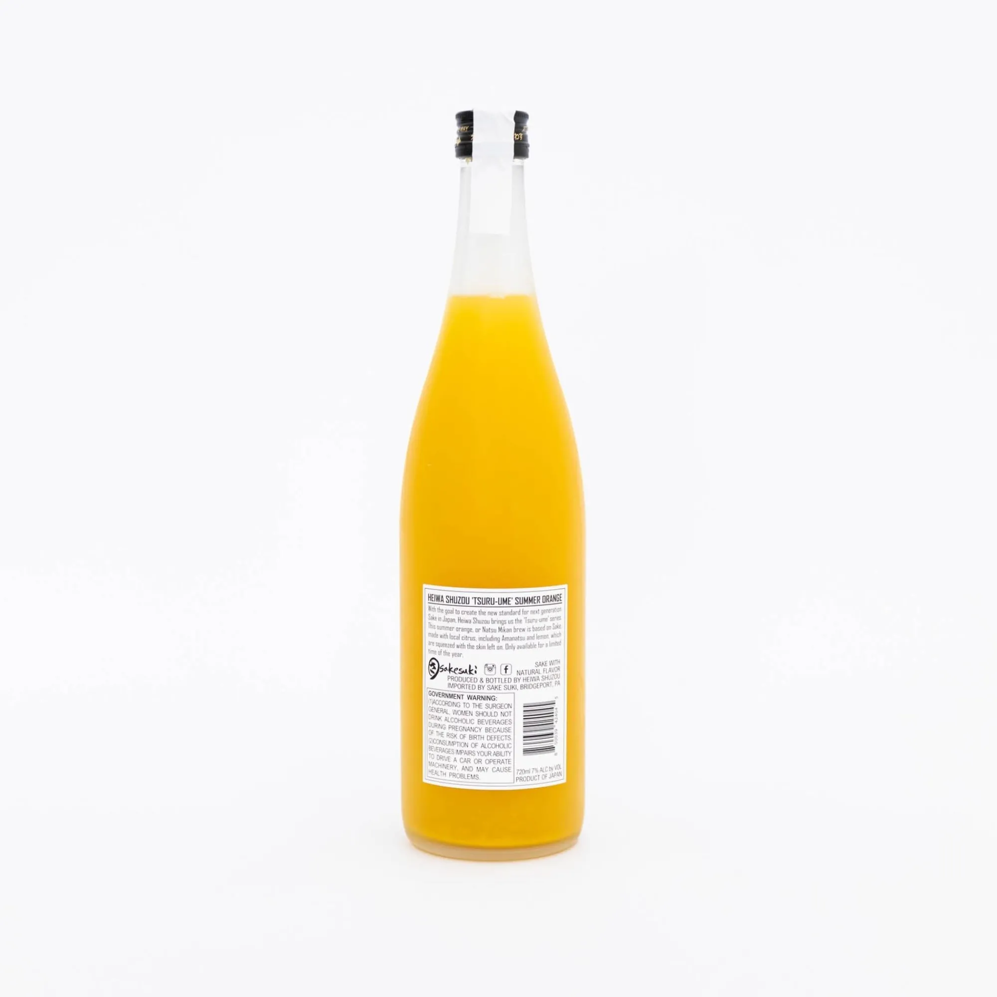 Sip Fifth Taste Sake*Heiwa Shuzo 'Tsuru-Ume Natsu Mikan'