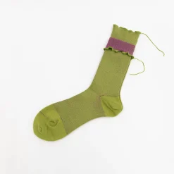 TORTOISE-yellow paper Himukashi Small Accessories*Himukashi Reversible Socks - Cotton