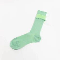 TORTOISE-yellow paper Himukashi Small Accessories*Himukashi Reversible Socks - Cotton