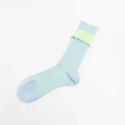 TORTOISE-yellow paper Himukashi Small Accessories*Himukashi Reversible Socks - Cotton