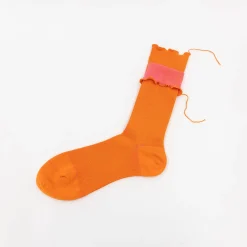 TORTOISE-yellow paper Himukashi Small Accessories*Himukashi Reversible Socks - Cotton