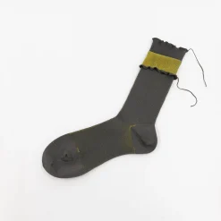 TORTOISE-yellow paper Himukashi Small Accessories*Himukashi Reversible Socks - Cotton