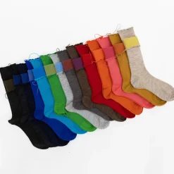 TORTOISE-yellow paper Himukashi Small Accessories*Himukashi Reversible Socks - Wool