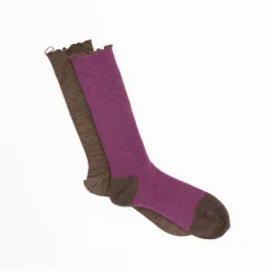 TORTOISE-yellow paper Himukashi Small Accessories*Himukashi Reversible Socks - Wool