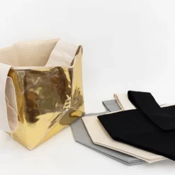 TORTOISE-yellow paper Bags & Wallets*How To Live Origami Bag