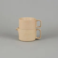 SAIKAI (Hasami) Coffee & Tea*Hp018 - Coffee Pot Natural O 5.5/8