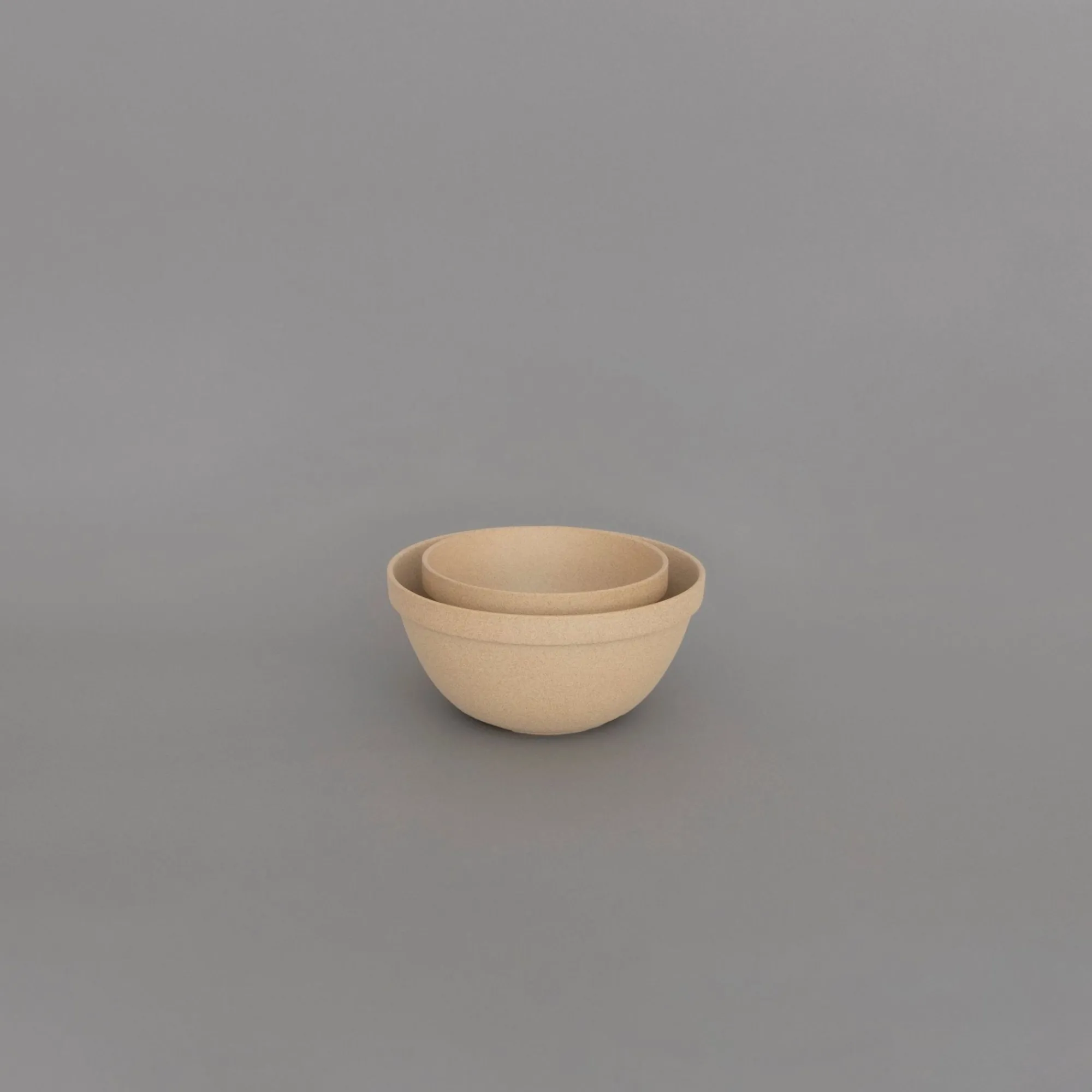 SAIKAI (Hasami) Bowl - Round*Hp047 - Deep Round Bowl Natural O 7.3/8"