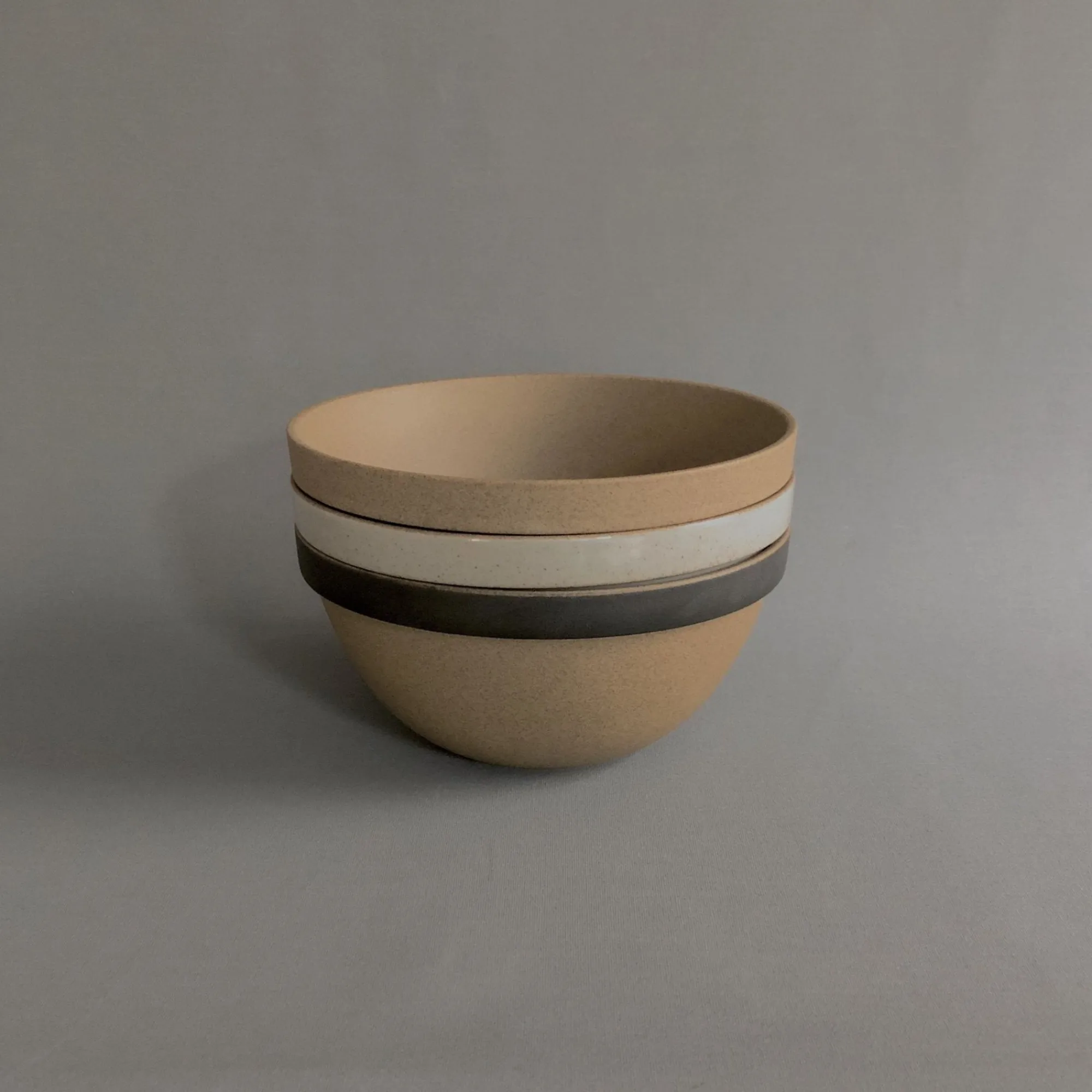 SAIKAI (Hasami) Bowl - Round*Hp047 - Deep Round Bowl Natural O 7.3/8"