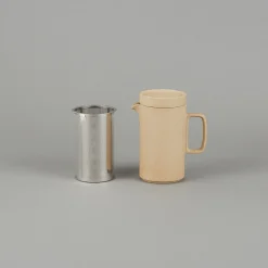 SAIKAI (Hasami) Coffee & Tea*Hp037 - Teapot Tall With Stainless Strainer Natural O 3.3/8"