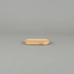 SAIKAI (Hasami) Wooden & Richlite Tray / Lid*Hp034 - Tray / Lid Ash 3.3/8" X 6.3/4"
