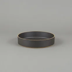 SAIKAI (Hasami) Bowl*Hpb011 - Bowl Black O 10"