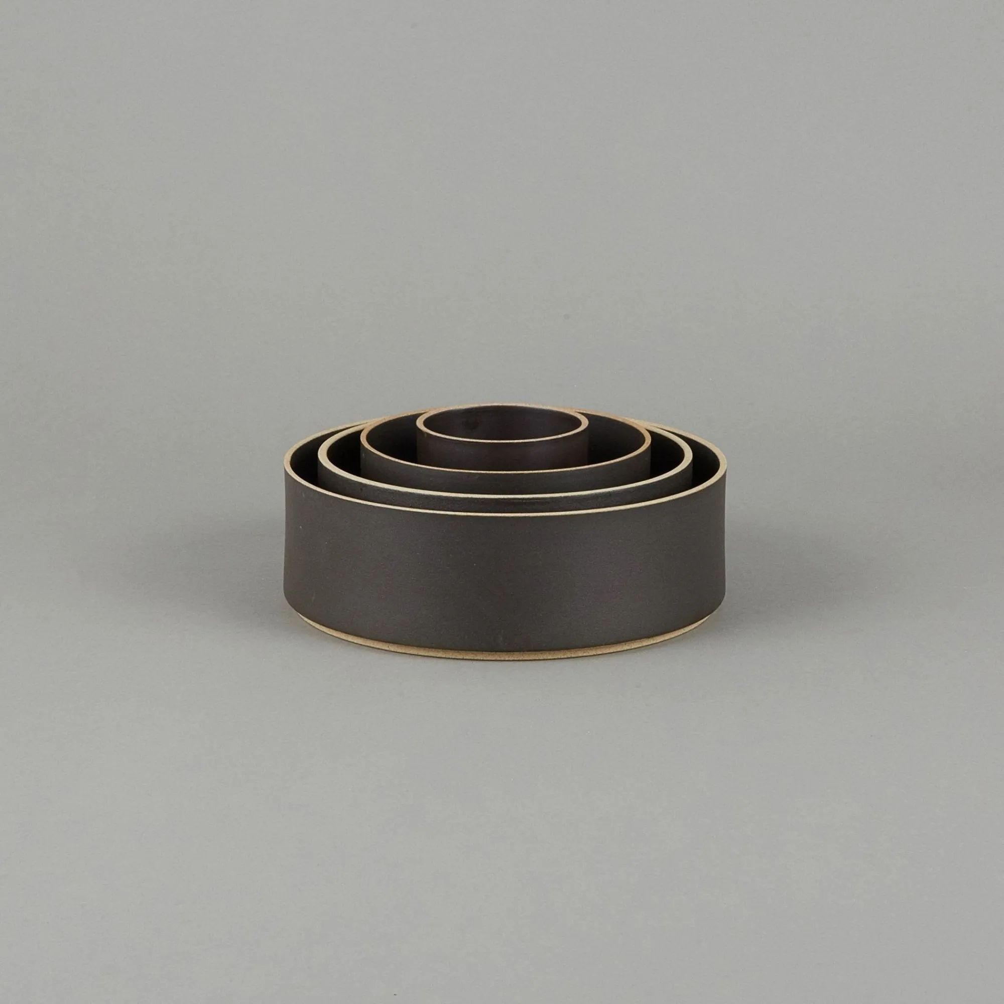 SAIKAI (Hasami) Bowl - Tall*Hpb015 - Bowl Tall Black O 7.3/8"