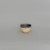 SAIKAI (Hasami) Bowl - Round*Hpb046 - Deep Round Bowl Black Small O 5.5/8"