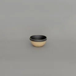 SAIKAI (Hasami) Bowl - Round*Hpb048 - Mid-Deep Round Bowl Black Small O 5.5/8"