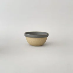 SAIKAI (Hasami) Bowl - Round*Hpb048 - Mid-Deep Round Bowl Black Small O 5.5/8"