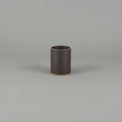 SAIKAI (Hasami) Outdoor*Hpb044 - Planter Black O 3.3/8"