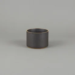 SAIKAI (Hasami) Outdoor*Hpb045 - Planter Black O 5.5/8"