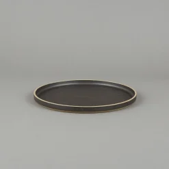 SAIKAI (Hasami) Plate / Lid*Hpb006 - Plate / Lid Black O 11.7/8"