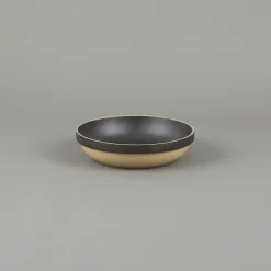 SAIKAI (Hasami) Bowl - Round*Hpb033 - Round Bowl Black O 8.5/8"