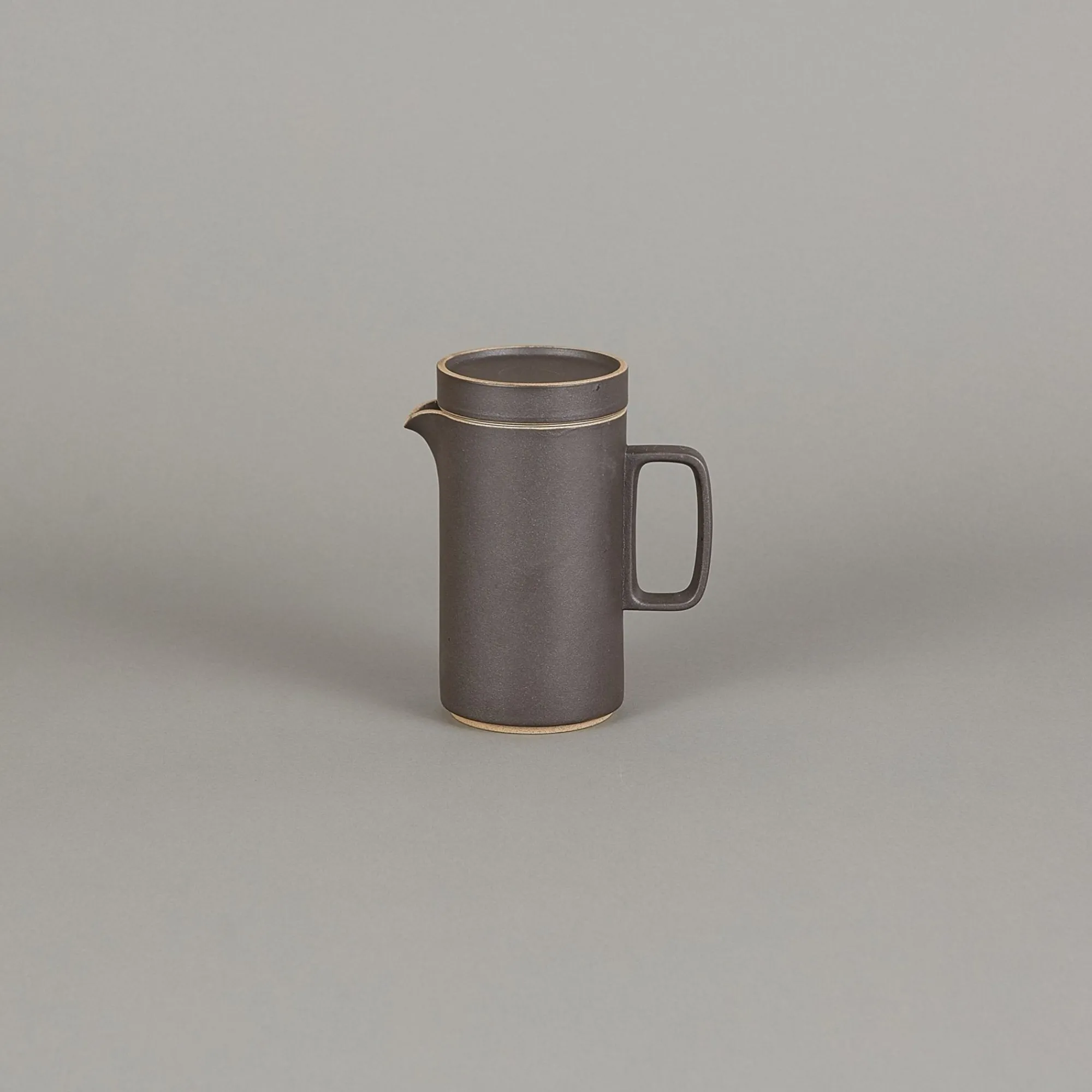 SAIKAI (Hasami) Coffee & Tea*Hpb037 - Teapot Tall With Stainless Strainer Black O 3.3/8"