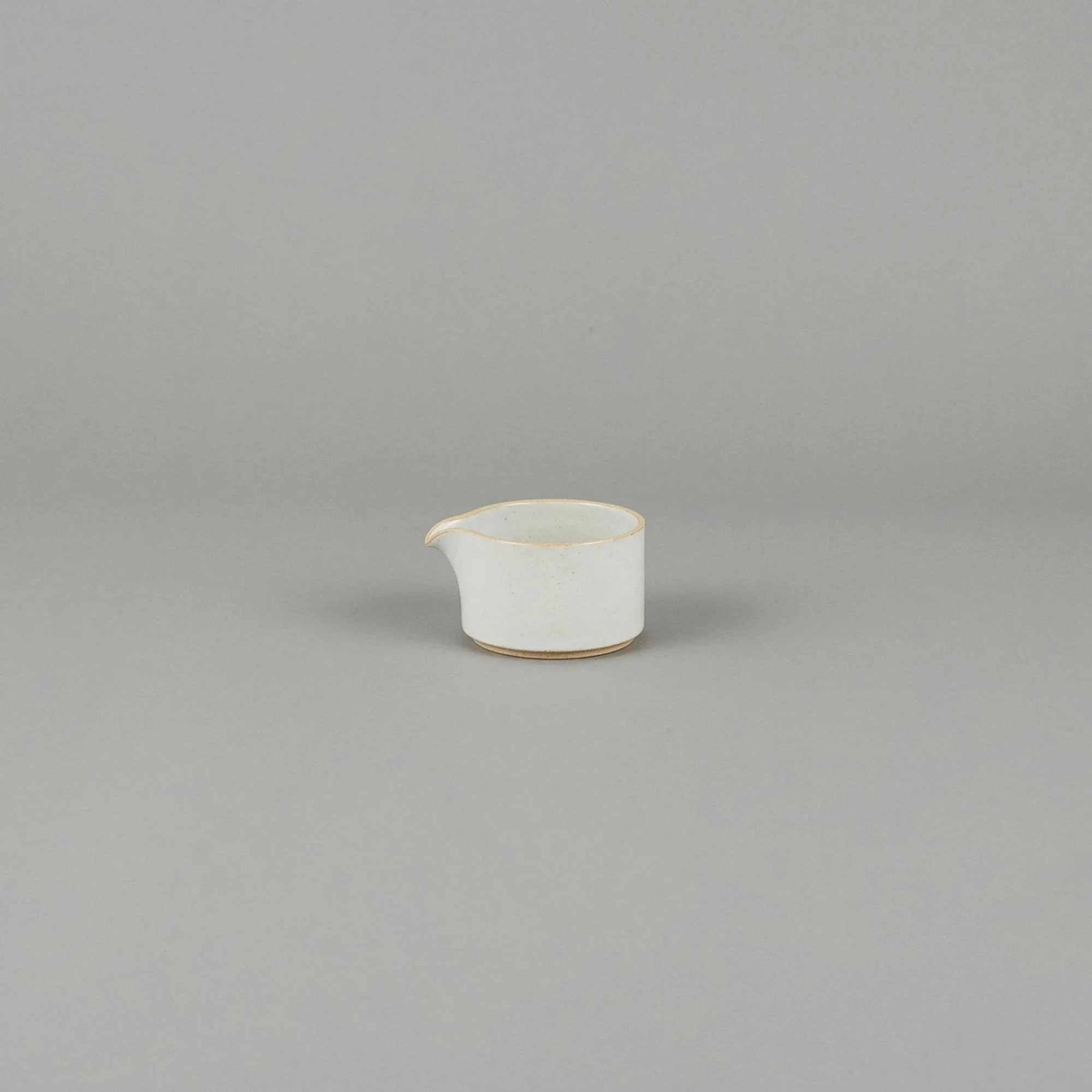 SAIKAI (Hasami) Coffee & Tea*Hpm028 - Creamer Gloss Gray O 3.3/8"