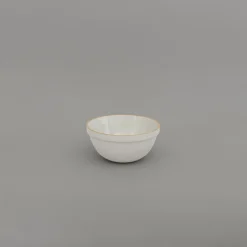SAIKAI (Hasami) Bowl - Round*Hpm047 - Deep Round Bowl Gloss Gray O 7.3/8"