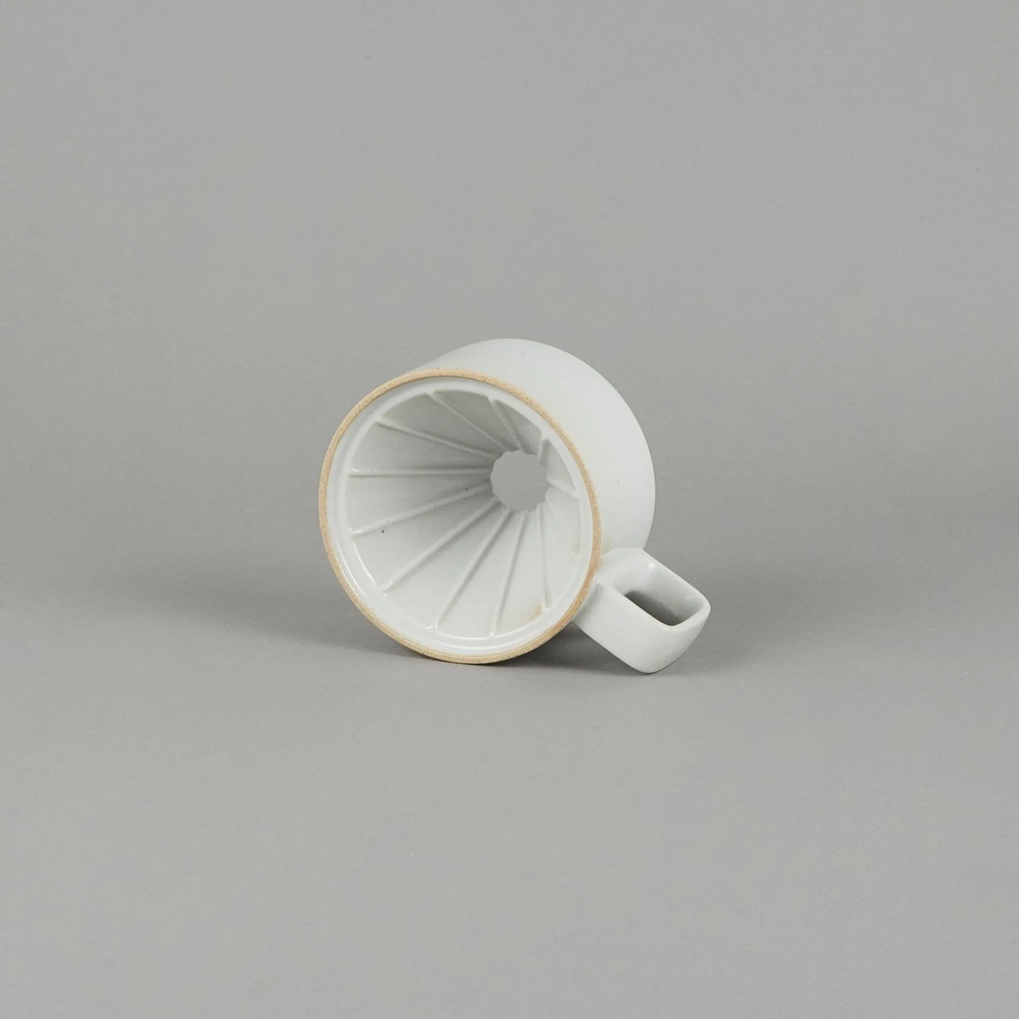 SAIKAI (Hasami) Coffee & Tea*Hpm030 - Dripper Gloss Gray O 5.5/8"