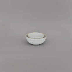 SAIKAI (Hasami) Bowl - Round*Hpm049 - Mid-Deep Round Bowl Gloss Gray O 7.3/8