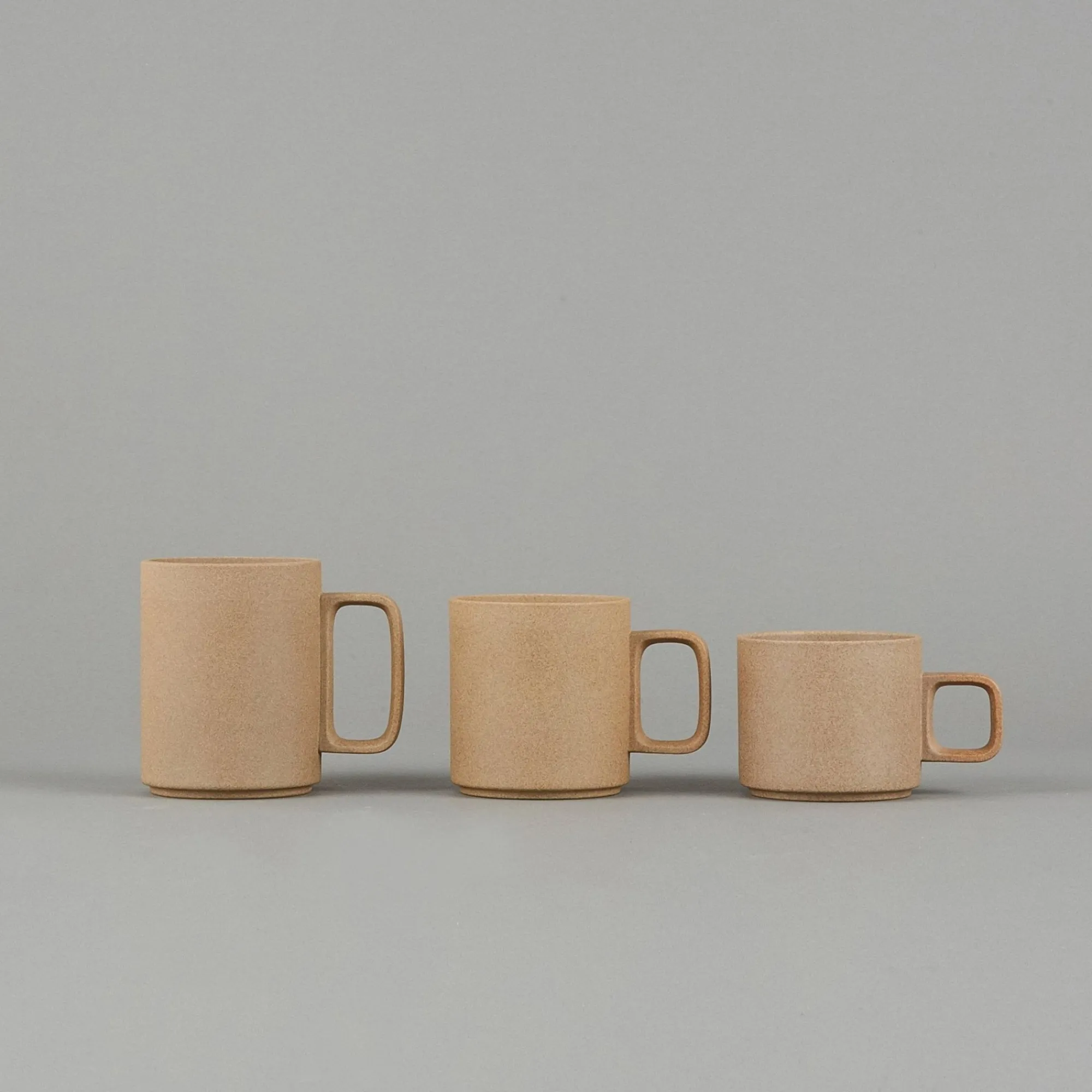 SAIKAI (Hasami) Mug*Hpm021 - Mug Gloss Gray Large O 3.3/8"