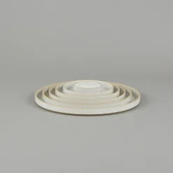 SAIKAI (Hasami) Plate / Lid*Hpm002 - Plate / Lid Gloss Gray O 5.5/8"