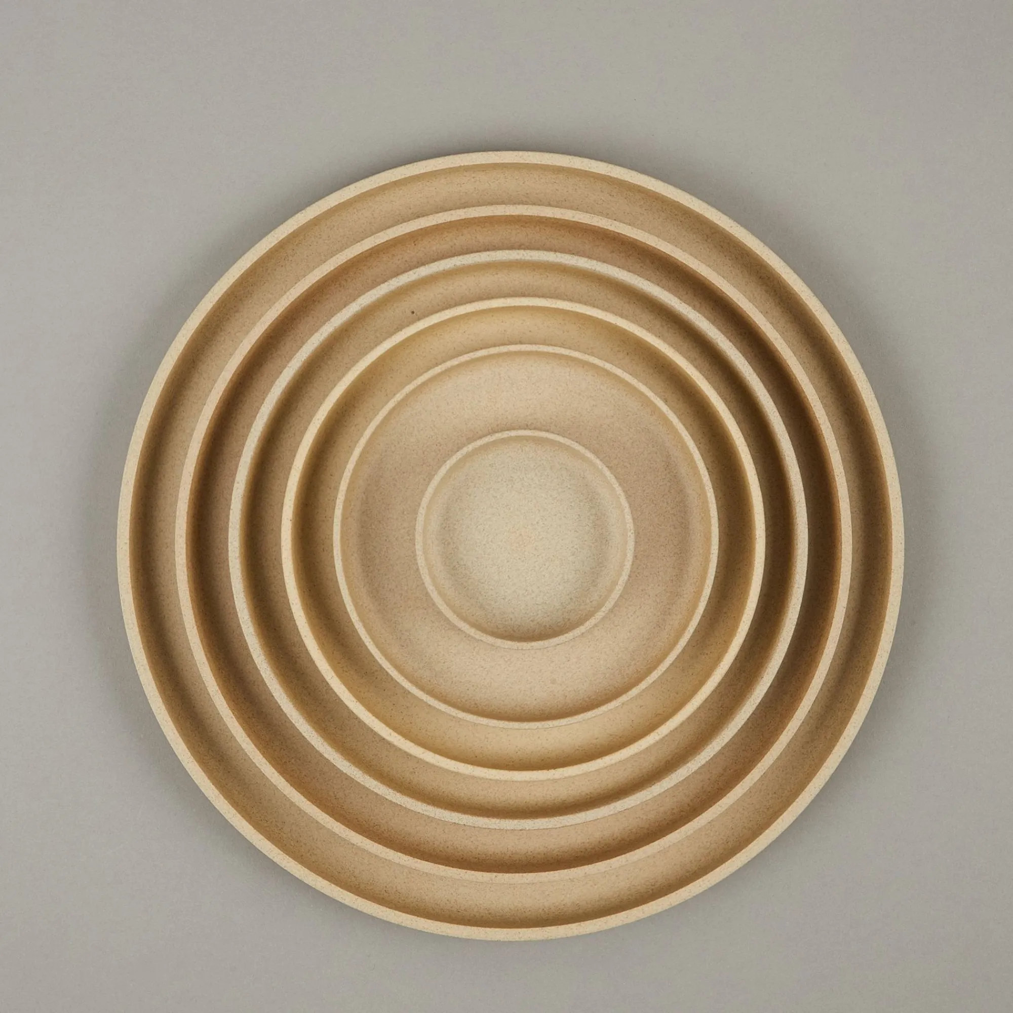 SAIKAI (Hasami) Plate / Lid*Hpm002 - Plate / Lid Gloss Gray O 5.5/8"