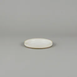 SAIKAI (Hasami) Plate / Lid*Hpm003 - Plate / Lid Gloss Gray O 7.3/8"