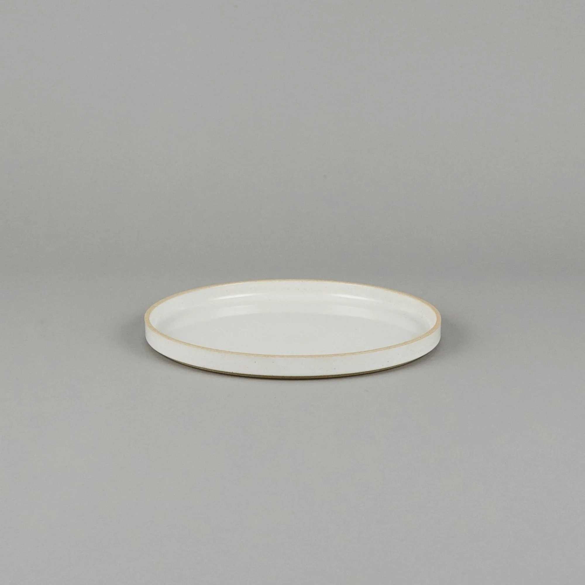 SAIKAI (Hasami) Plate / Lid*Hpm005 - Plate / Lid Gloss Gray O 10"
