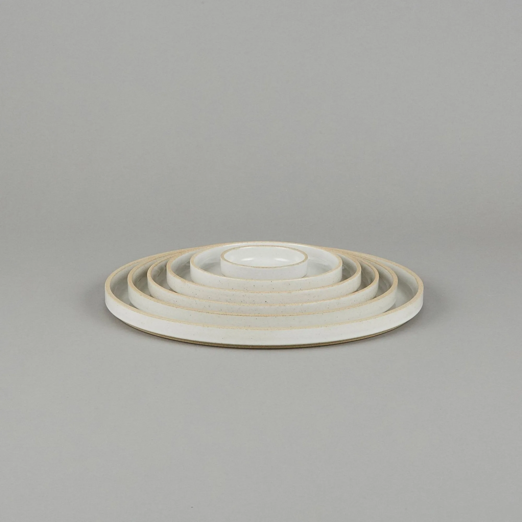 SAIKAI (Hasami) Plate / Lid*Hpm005 - Plate / Lid Gloss Gray O 10"