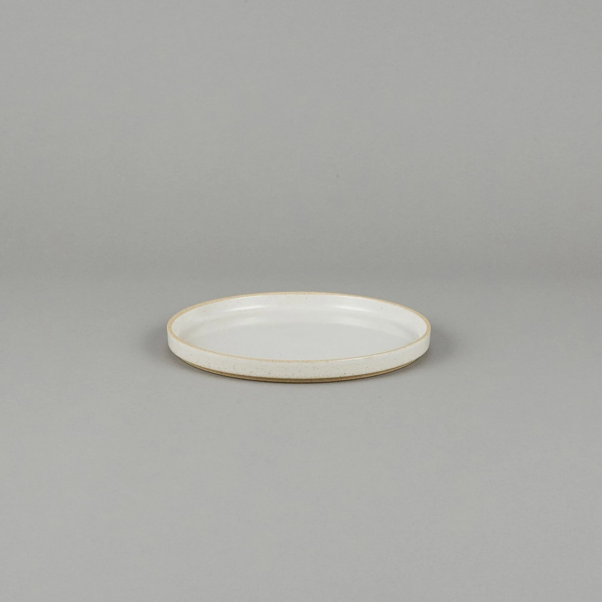 SAIKAI (Hasami) Plate / Lid*Hpm004 - Plate / Lid Gloss Gray O 8.5/8"