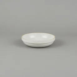 SAIKAI (Hasami) Bowl - Round*Hpm033 - Round Bowl Gloss Gray O 8.5/8"