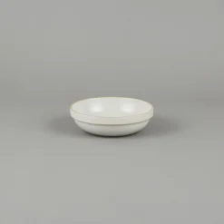 SAIKAI (Hasami) Bowl - Round*Hpm032 - Round Bowl Gloss Gray O 7.3/8"