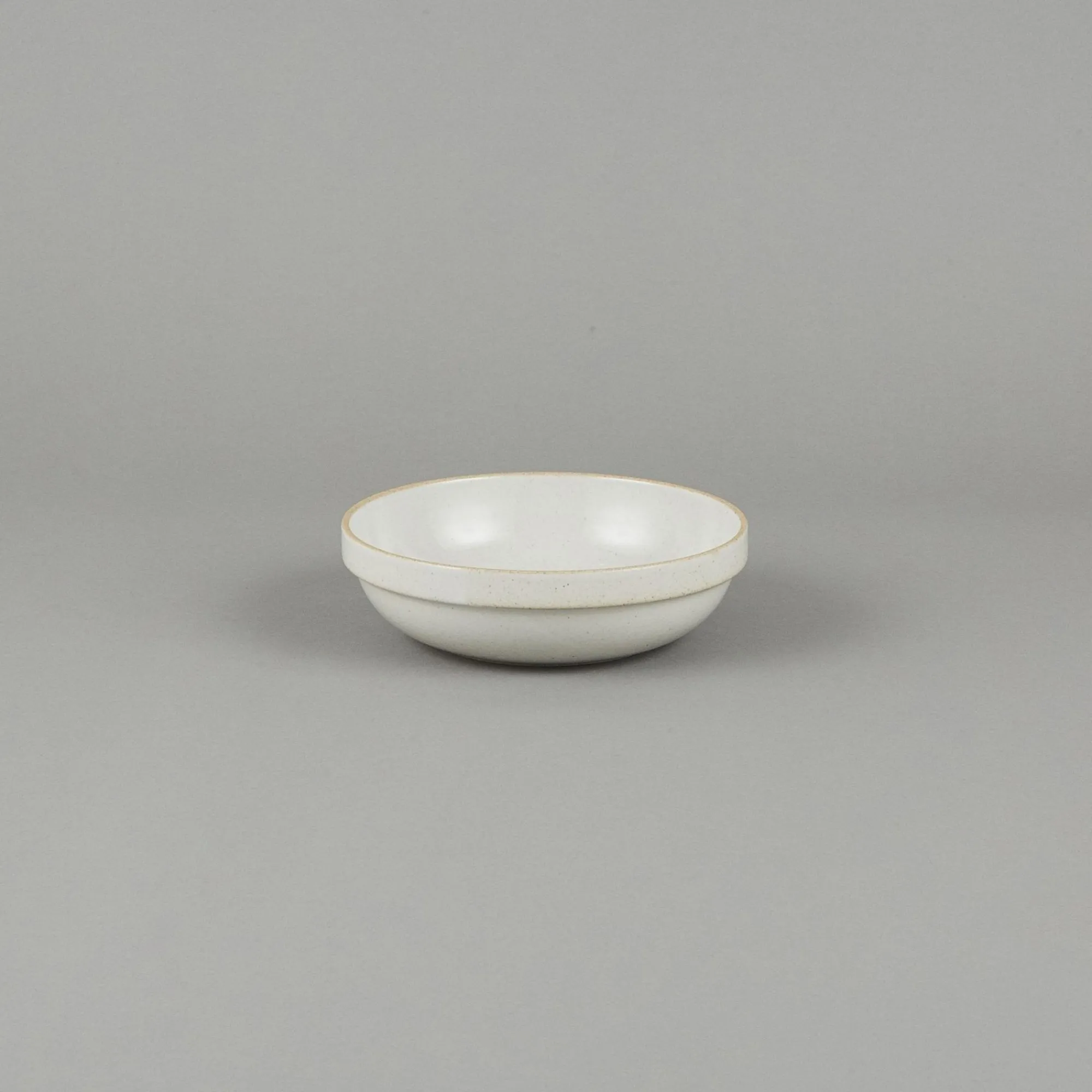 SAIKAI (Hasami) Bowl - Round*Hpm032 - Round Bowl Gloss Gray O 7.3/8"