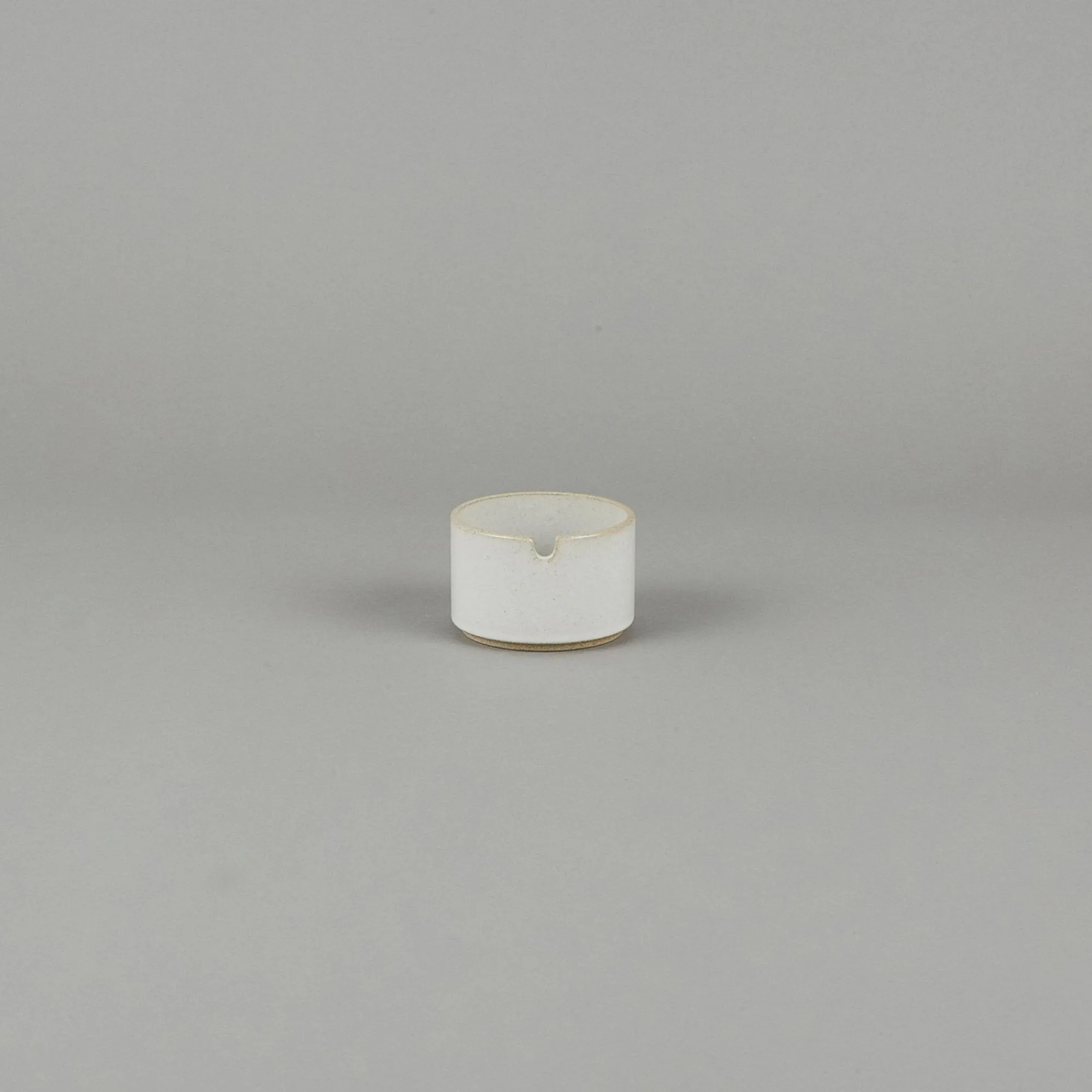 SAIKAI (Hasami) Coffee & Tea*Hpm017 - Sugar Pot Gloss Gray O 3.3/8"