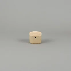 SAIKAI (Hasami) Coffee & Tea*Hpm017 - Sugar Pot Gloss Gray O 3.3/8"