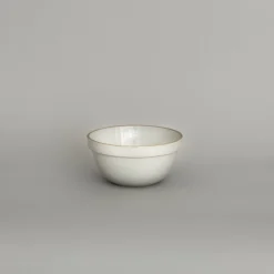 SAIKAI (Hasami) Bowl - Round*Hpm048 Gloss Gray Mid-Deep Round Bowl Small