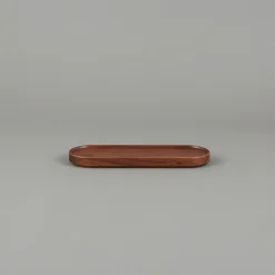 SAIKAI (Hasami) Wooden & Richlite Tray / Lid*Hpwn035 - Tray / Lid Walnut 3.3/8" X 10"